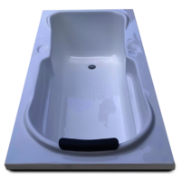 Rex 5.5 ft x 2.5 ft Fixed Bathtub