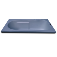 Melody 5 ft x 2.5 ft Fixed Bathtub