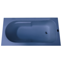 Melody 5 ft x 2.5 ft Fixed Bathtub