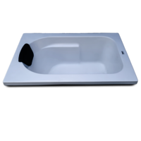 Prestige 4 ft x 2.5 ft Fixed Bathtub