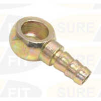 9001 Banjo Tee - Carbon Steel, M12x1.5, Silver | Zinc Plated, O-ring Groove, 90â° Tee, Max 250 Bar