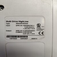 LENZE E94AMHE0034 SERVO DRIVES