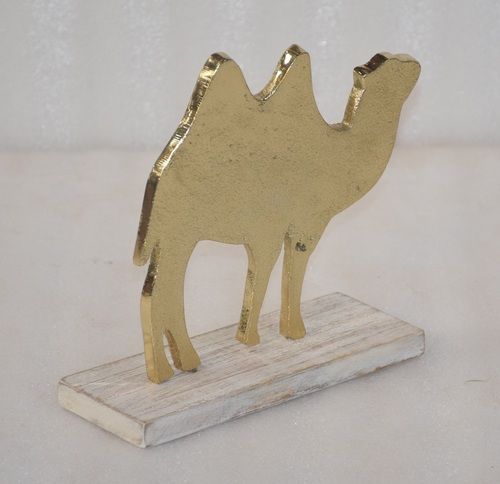 Metal Decorative Camel Items With Gold Finish