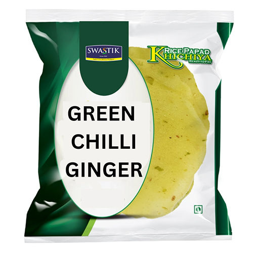 Green Chilli-Ginger Khichiya Papad