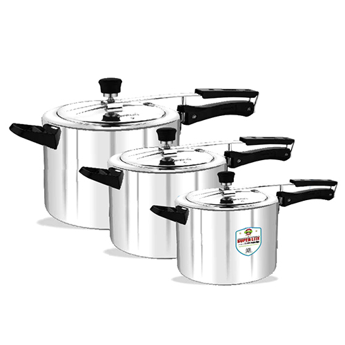 6.5 Ltr, 7.5 Ltr ,8.5 Ltr ( STANDARD )  Inner Lid  SUPER LITE  Pressure Cooker duly IS marked