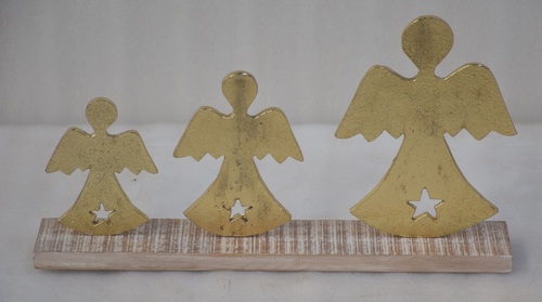 15 Inch Decorative Items Set With Gold Plated