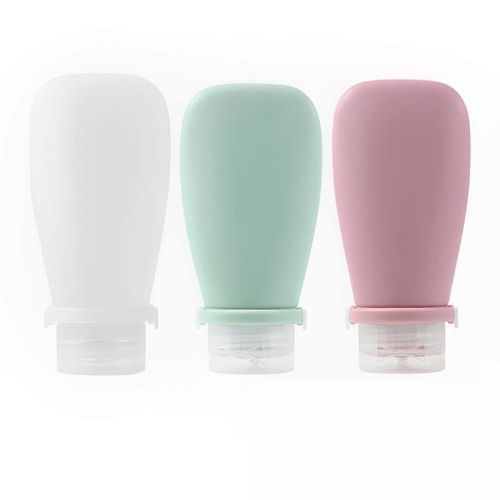 3PCS TRAVEL MAKEUP EMPTY SILICONE BOTTLE