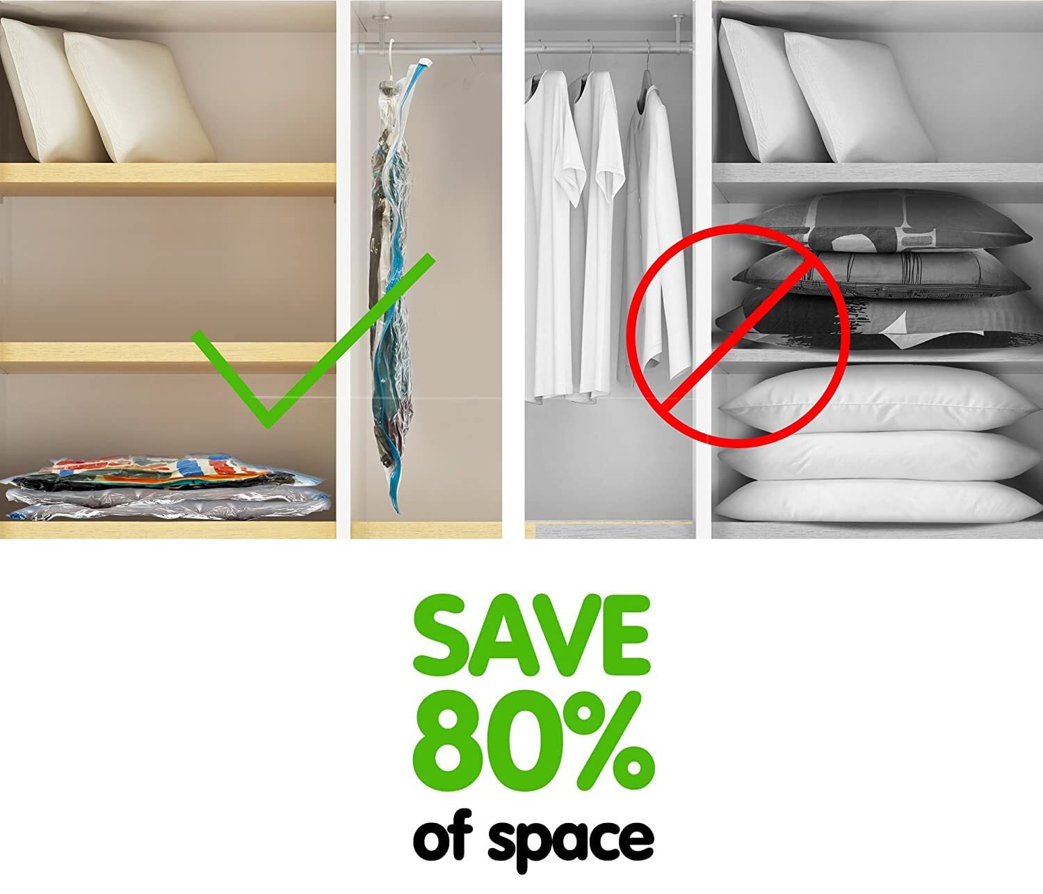 SPACE SAVING STORAGE VACUUM BAG