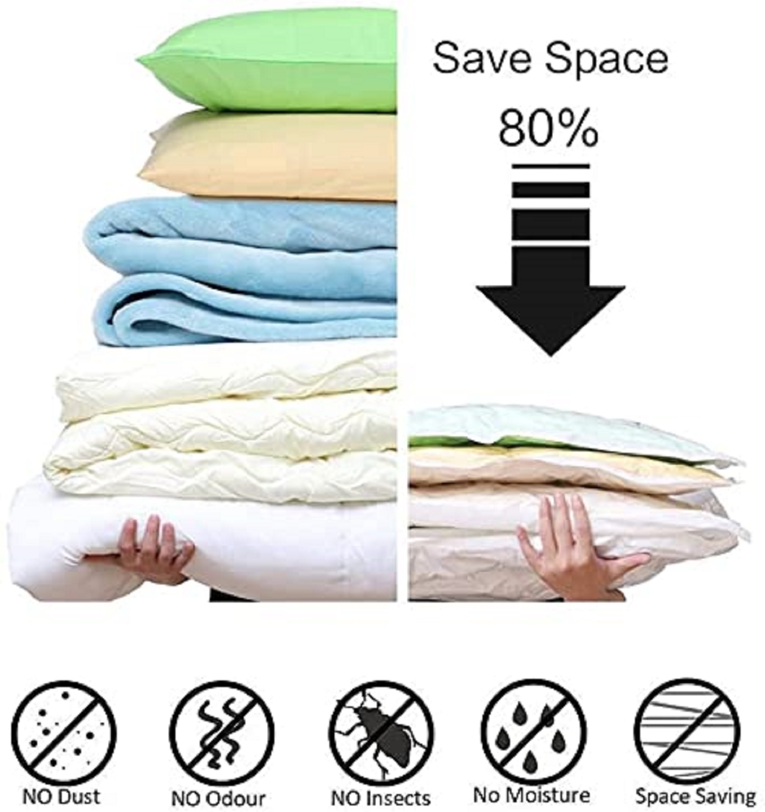 SPACE SAVING STORAGE VACUUM BAG