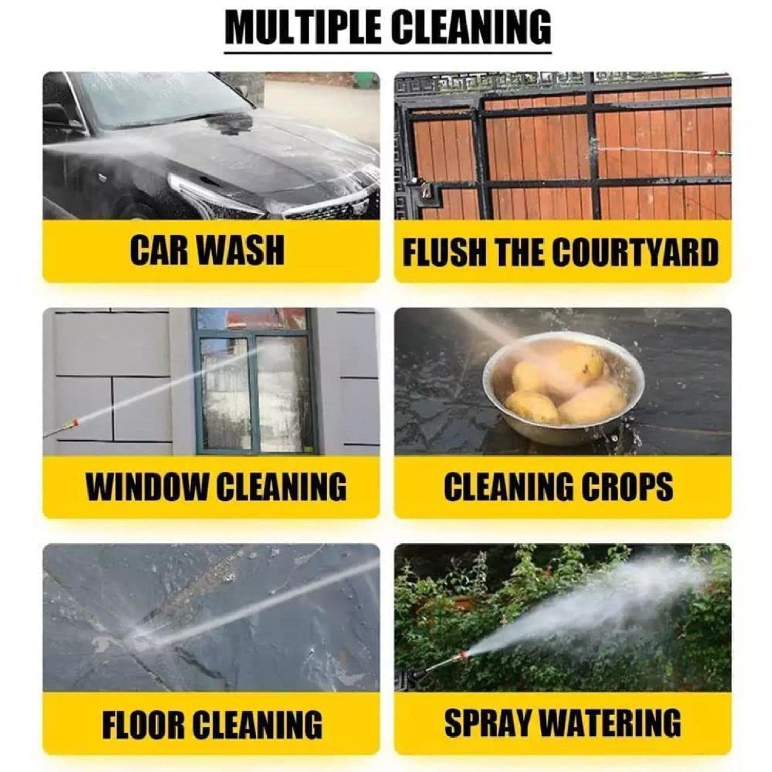 CORDLESS ELECTRIC PRESSURE WASHER GUN