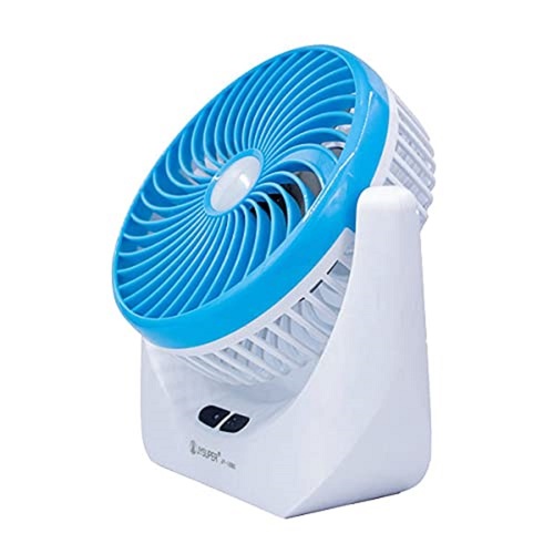 RECHARGEABLE TABLE FAN WITH LIGHT