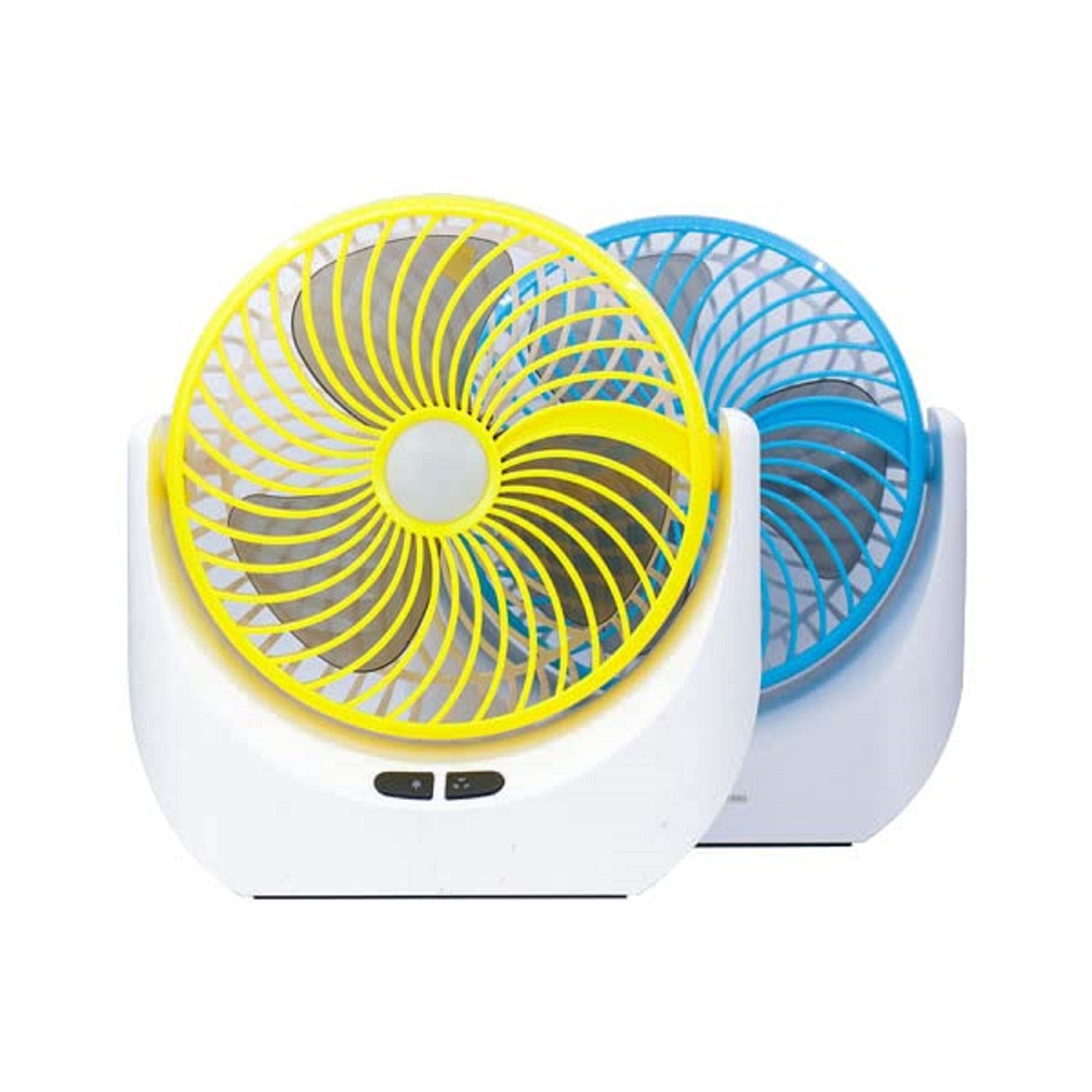 RECHARGEABLE TABLE FAN WITH LIGHT