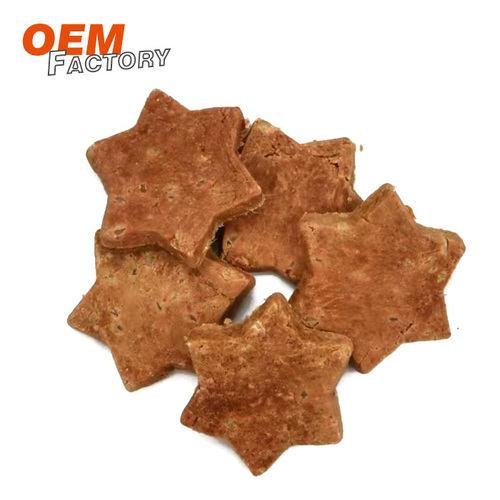 Snow Shape Chicken Chip Wholesale Christmas Dog Treats OEM Dog Snacks Manufacturer