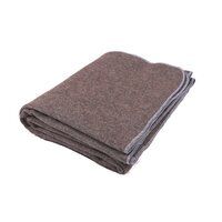 Grey With Blue Hemming Military Woolen Blankets