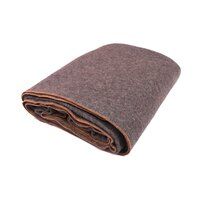 Grey With Orange Hemming Military Woolen Blanket