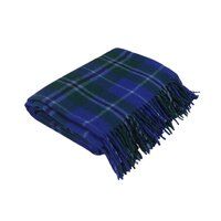 Douglas Blue Woolen Blanket