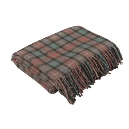 Fraser Hunting Weathered Woolen Blanket