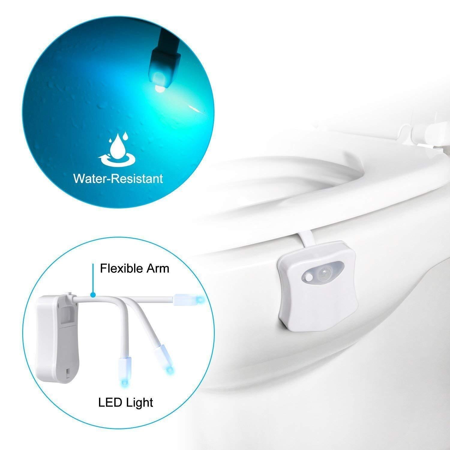 Plastic Motion Sensor Led Night Lights For Toilet