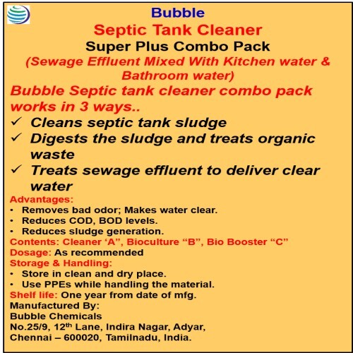 Septic Tank Cleaning Chemicals