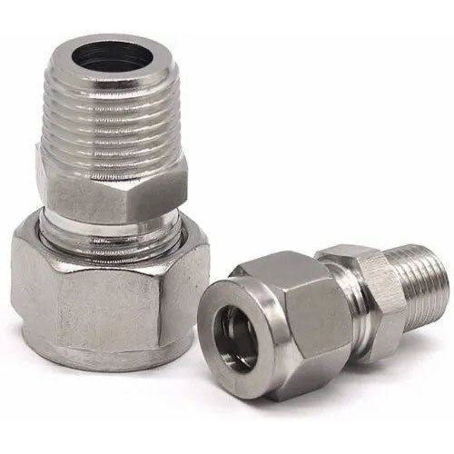 Silver Male And Female Connectors