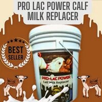 Pro Lac Power Calf And Kid Milk Replacer - Feed Grade Powder, Gentle On Digestion, Easy Mixing, Balanced Nutrition With Colostrum