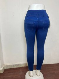 M Moddy 616BW 4 Button Blue Slim Fit Women Jeans