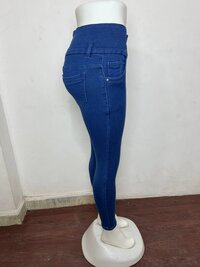 M Moddy 616BW 4 Button Blue Slim Fit Women Jeans