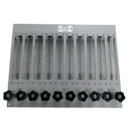 Industrial Gang Rotameter With Common Inlet - Application: Air/Water/Gases/Liquid