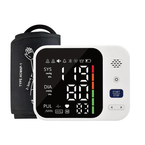 Plastic Digital Display Blood Pressure Monitor