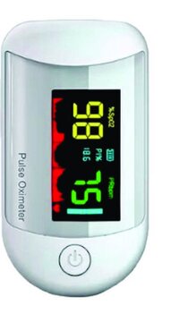 Pulse Oximeter - Plastic, 6x3.6x2.8 Cm, 52g Weight | Led & Oled Display, Accurate Spo2 & Pulse Rate Measurement