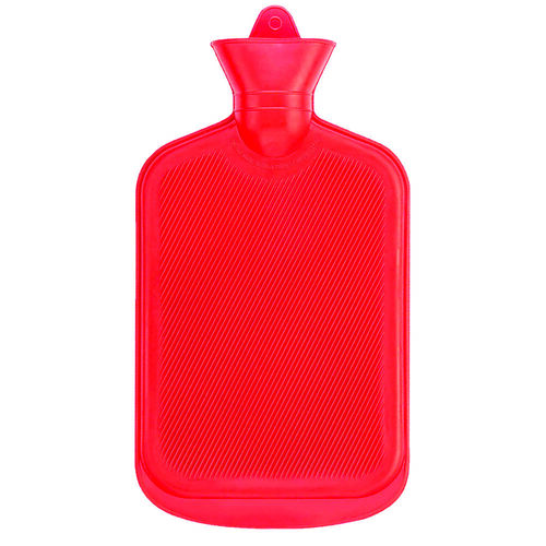 Red Rubber Hot Water Bottle