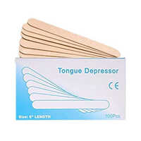 Wooden Tongue Depressor - Manual,  Cream Color | Portable Design, Non-powered, Easy To Use For Medical Professionals On The Go