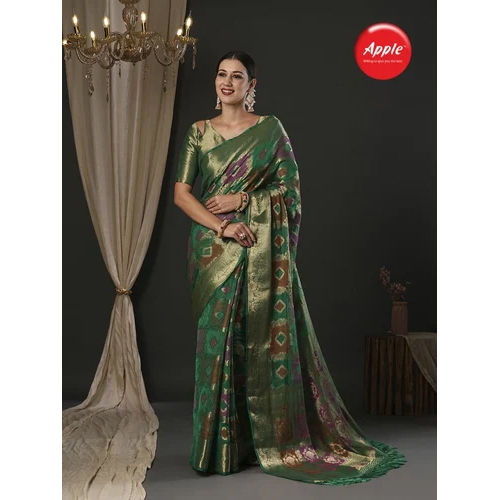 Multicolor Ladies Organza Saree