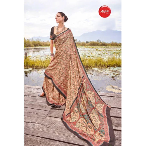 Ladies Pashmina Silk Saree