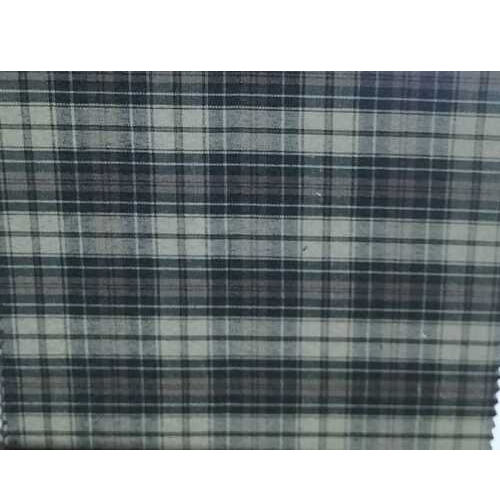 Washable Tartan Green Checks Fabric