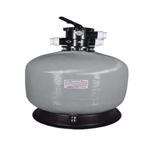 1200 Dia FRP Filter 6 Multiport Valve Top Mounted