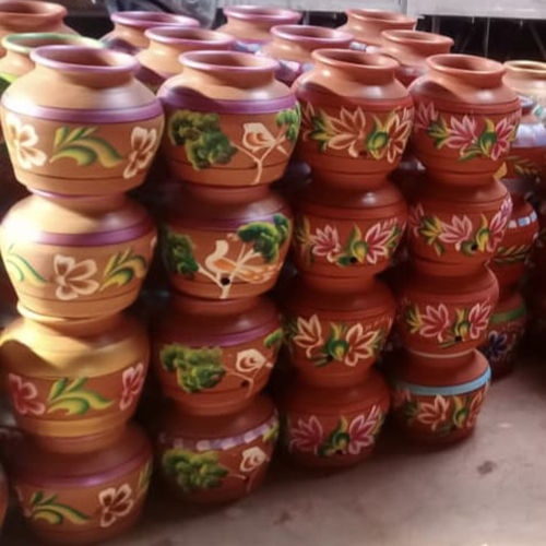 Different Available Clay Matka