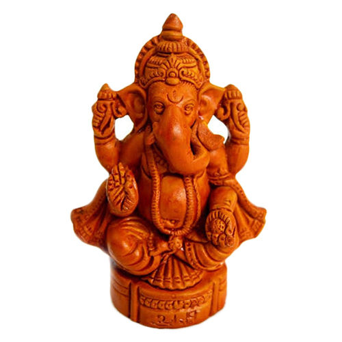 Clay Ganesh Statue