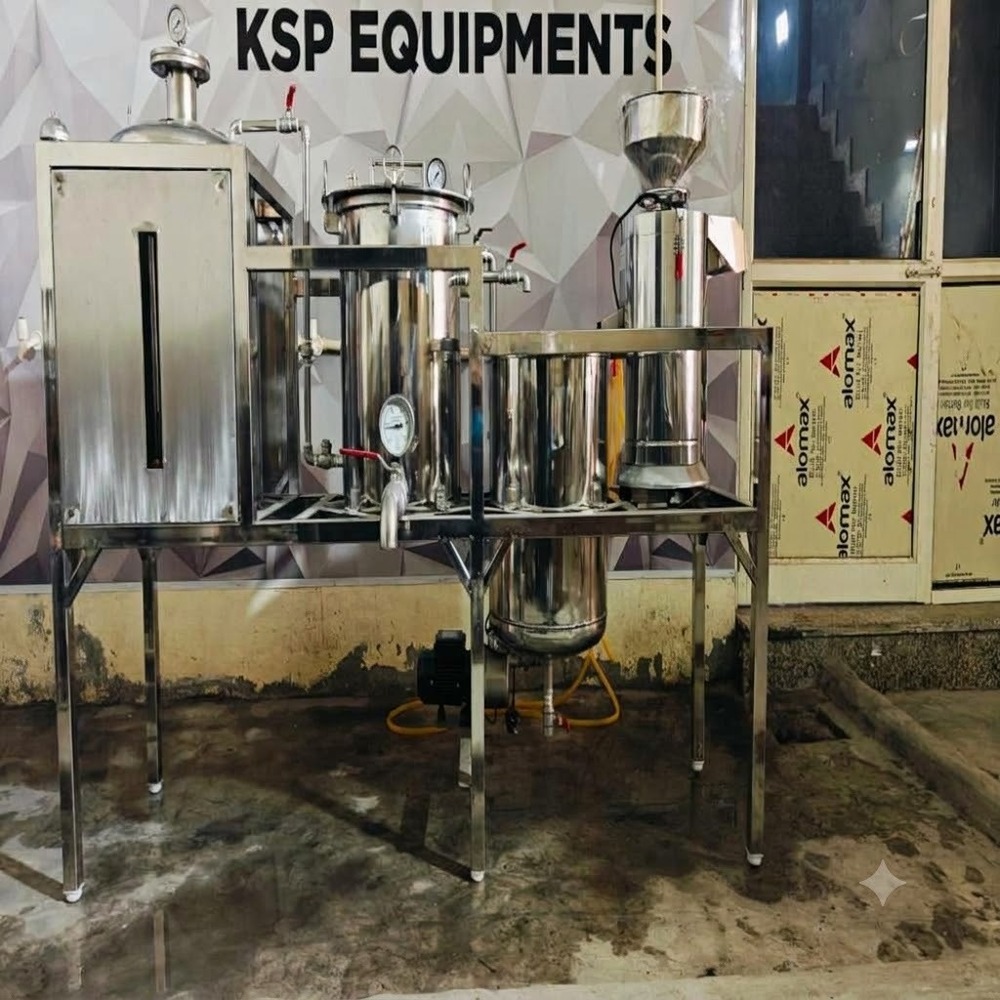 Soya Milk Making Machine - Stainless Steel, Silver | 220-240V, Automatic, ECO Friendly, 1 Year Warranty