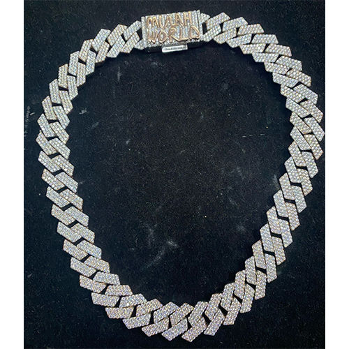 Customized White Diamond Chain