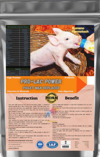 Prolac Power Piglet Milk Replacer: Easy-to-Use Milk Replacer for Piglets Optimal Growth