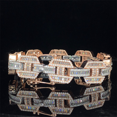 Customized Diamond Studded Bracelet