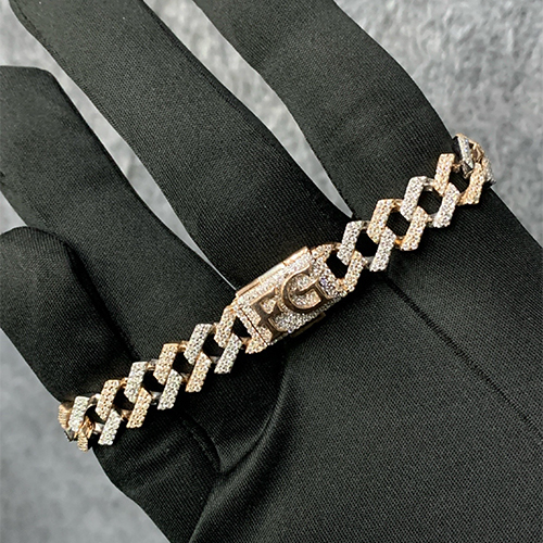 Customized Diamond Studded Bracelet