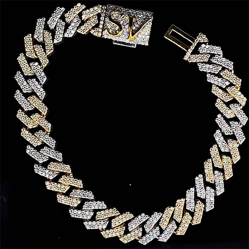 Customized Diamond Studded Bracelet