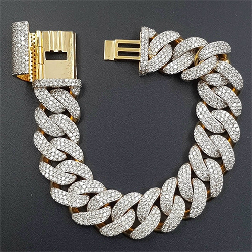 Customized Diamond Studded Bracelet