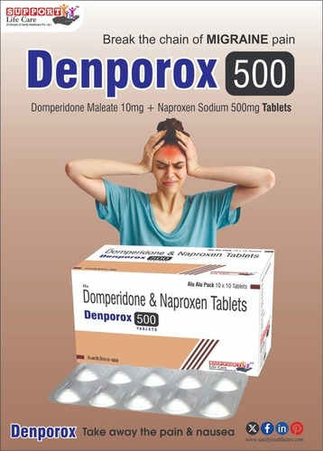 Tablet Domperidone 10mg + Naproxen 500mg