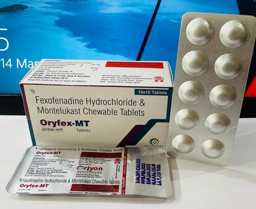 FEXOFENADINE HYDROCHLORIDE 120MG AND MONTELUKAST 10MG