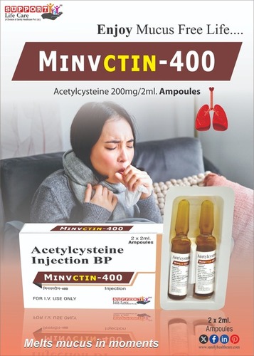 Injection Acetylcystine 200mg/ml
