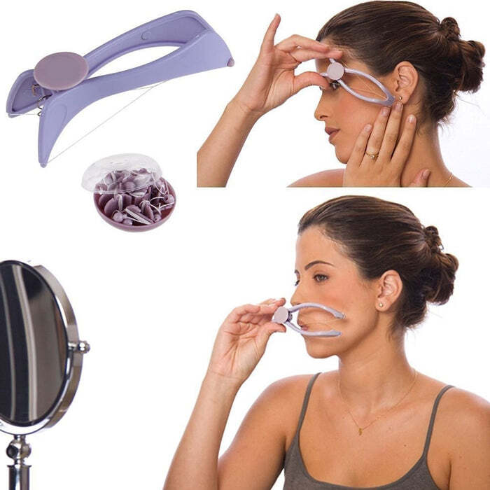 SLIQUE PAINLESS EYEBROW, UPPER LIPS, FACE AND BODY HAIR REMOVAL