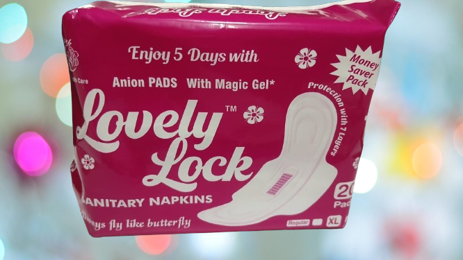 Anion 320 mm XXL jumbo 20 pads pack Lovely Lock